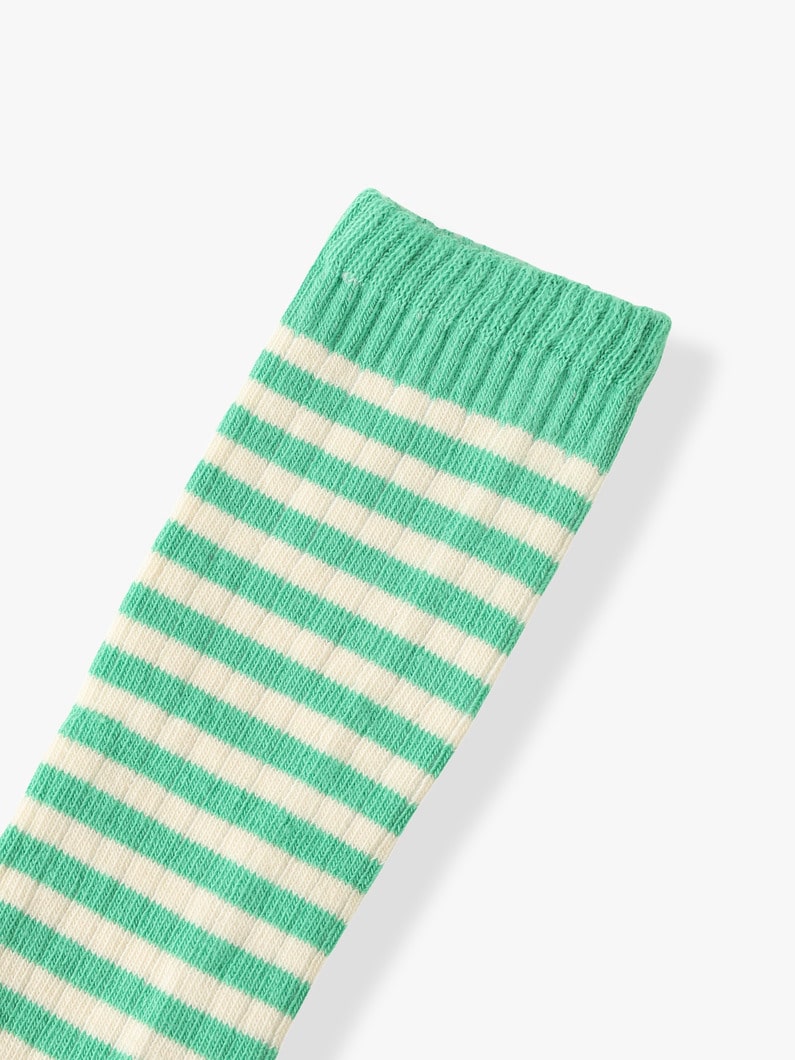 Long Ribbed Socks (green/12month-10year)【ソックス】 詳細画像 green 1