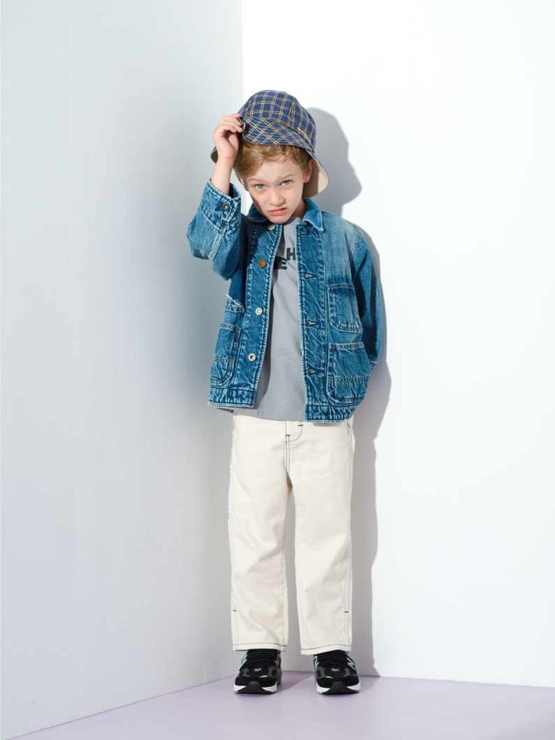 Organic Cotton Trio Hat (check/1-6year) | ハット 詳細画像 navy 2