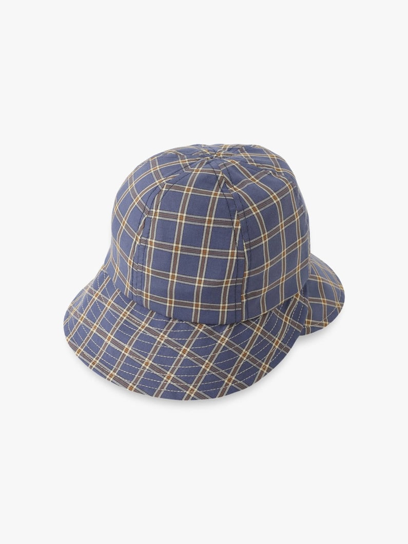 Organic Cotton Trio Hat (check/1-6year) | ハット 詳細画像 navy 4