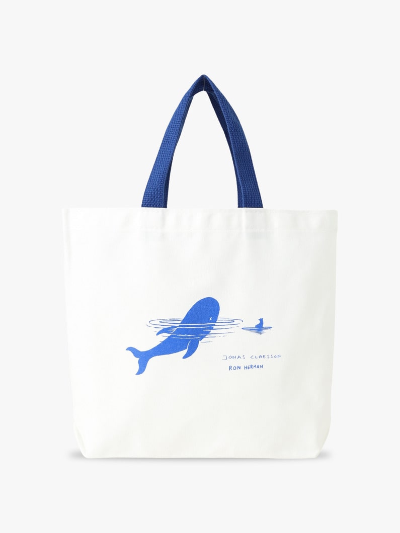 Kids Tote Bag (white/turquoise/navy) 詳細画像 white 1