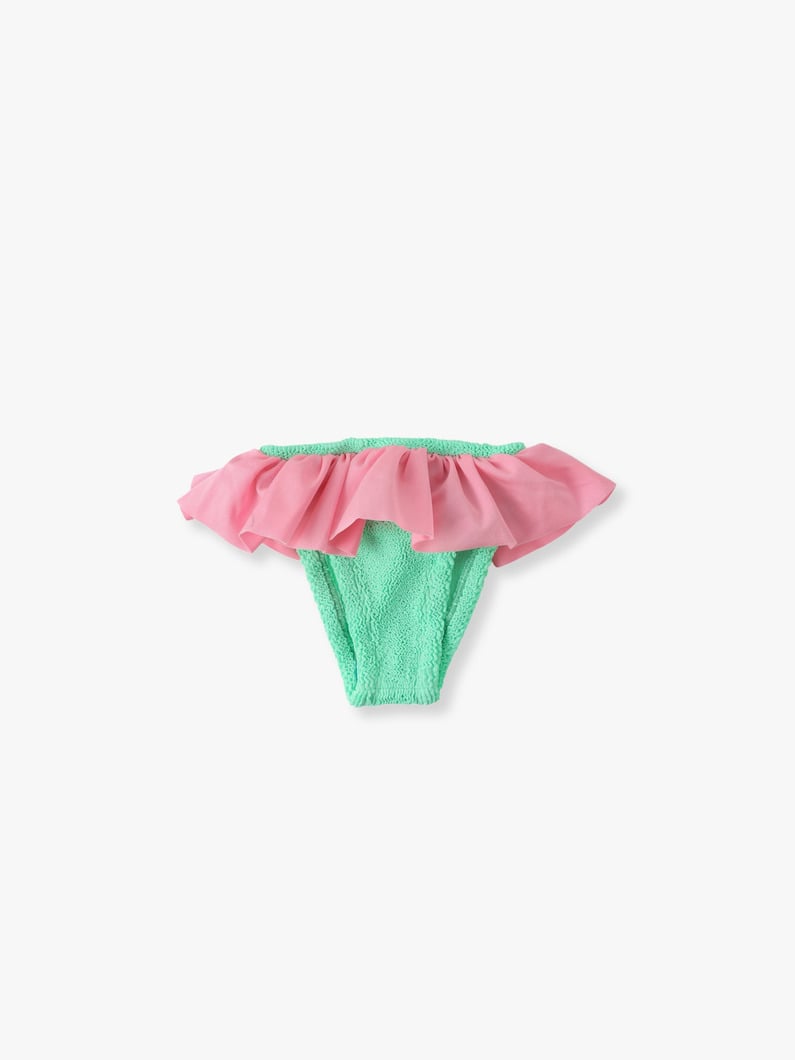 Duo Olive Bikini Top＆Swim Shorts Set (2-6year) 詳細画像 light green 4