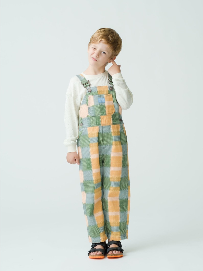 Noah Denim Overalls (2-8year) | オーバーオール 詳細画像 green 1