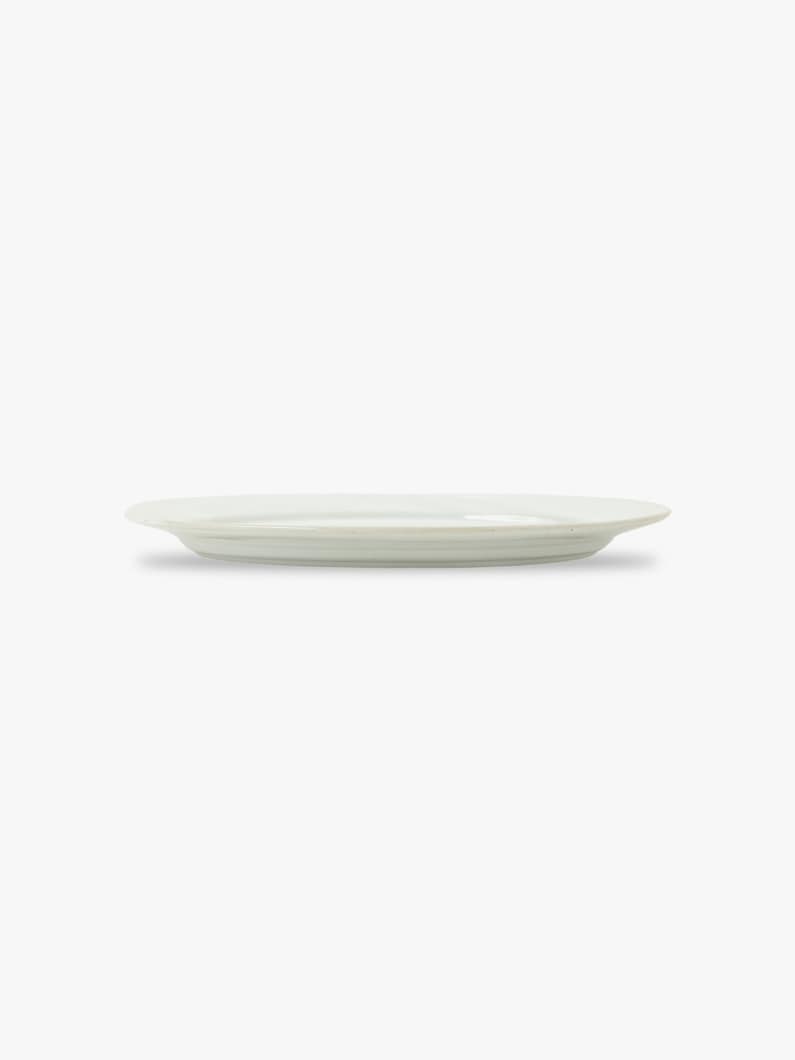 Wide Rim Oval Plate（23cm） 詳細画像 white 1