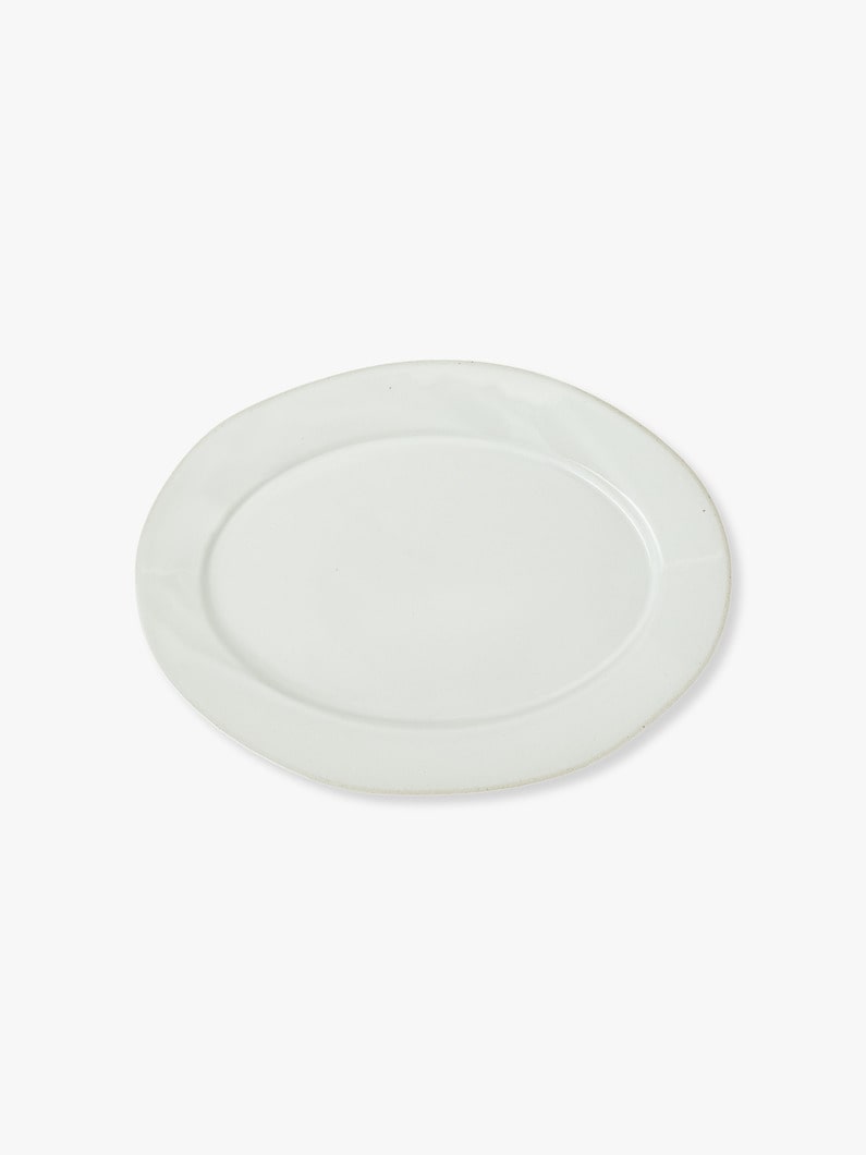 Wide Rim Oval Plate（23cm） 詳細画像 white 2