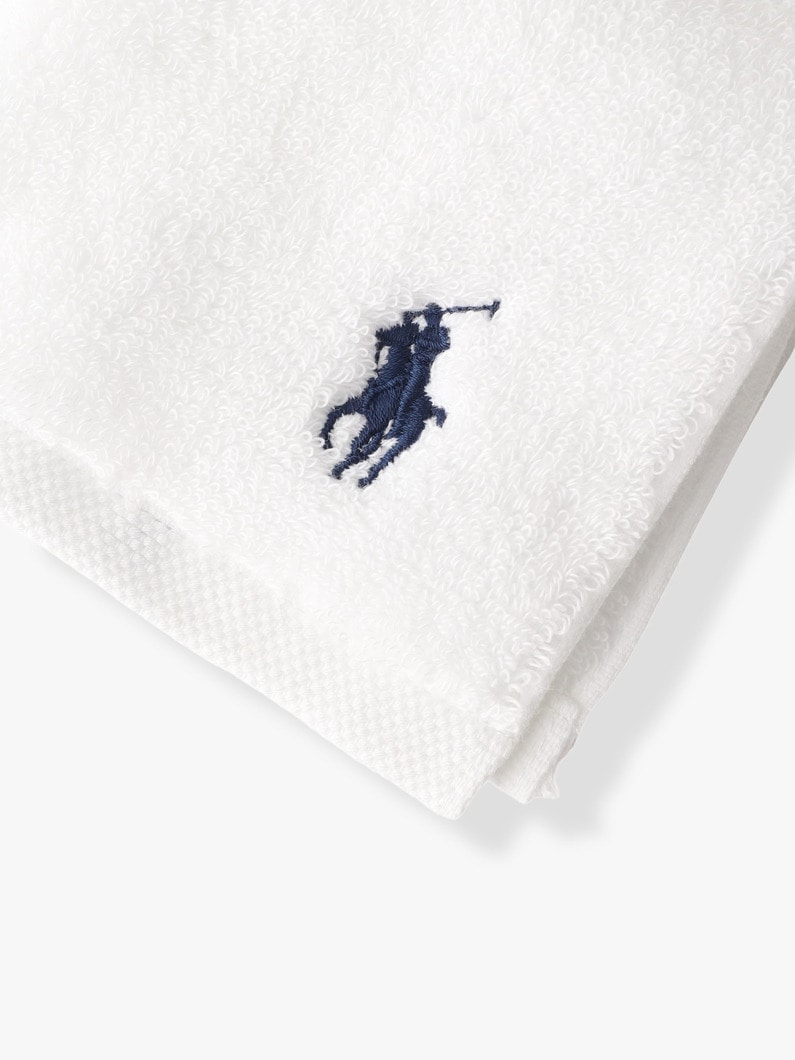 15th Anniversary Polo Player Mini Towel 詳細画像 white 3