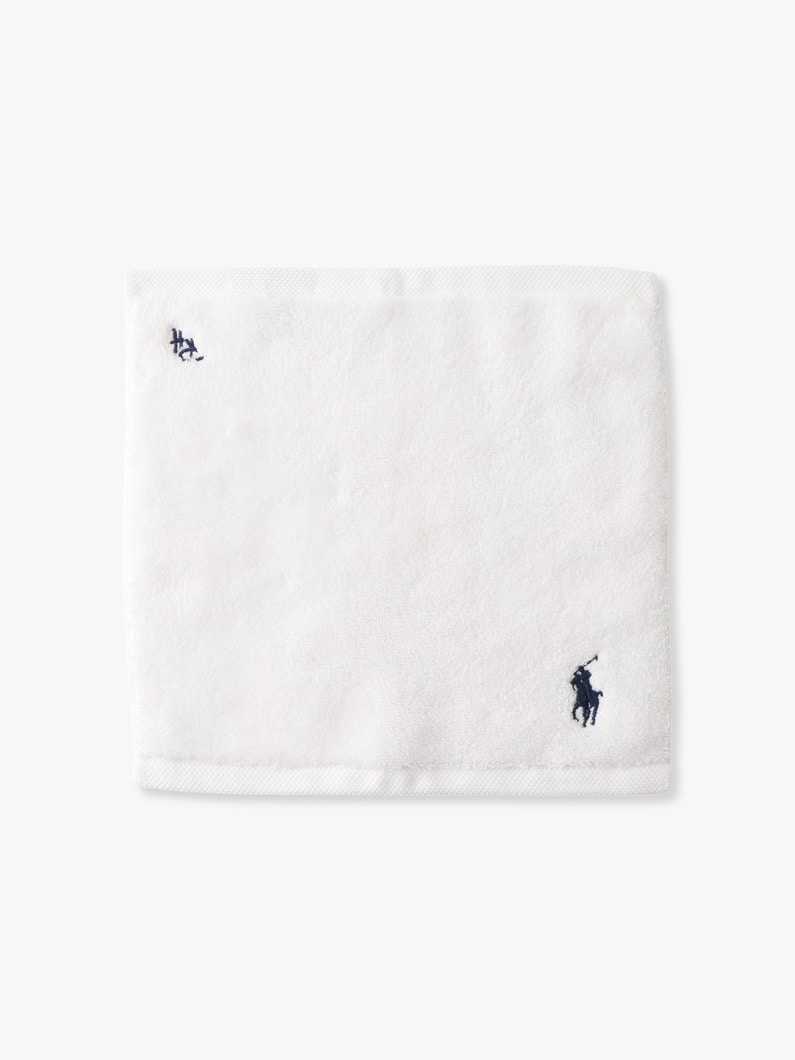 15th Anniversary Polo Player Mini Towel 詳細画像 white 2