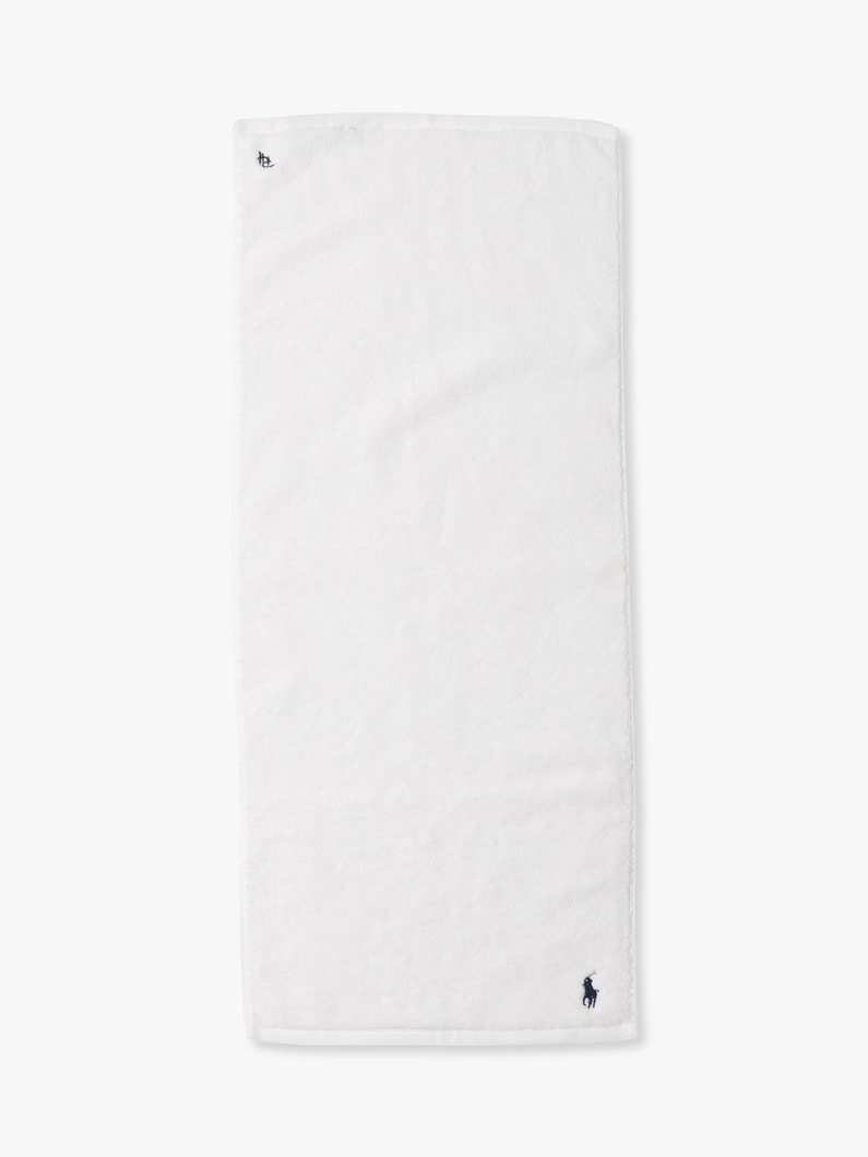 15th Anniversary Polo Player Hand Towel 詳細画像 white 1