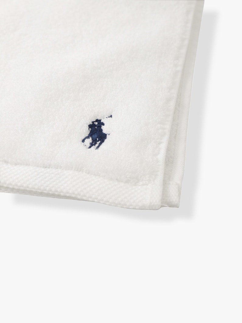 15th Anniversary Polo Player Hand Towel 詳細画像 white 3