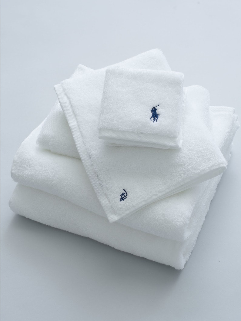 15th Anniversary Polo Player Hand Towel 詳細画像 white 5