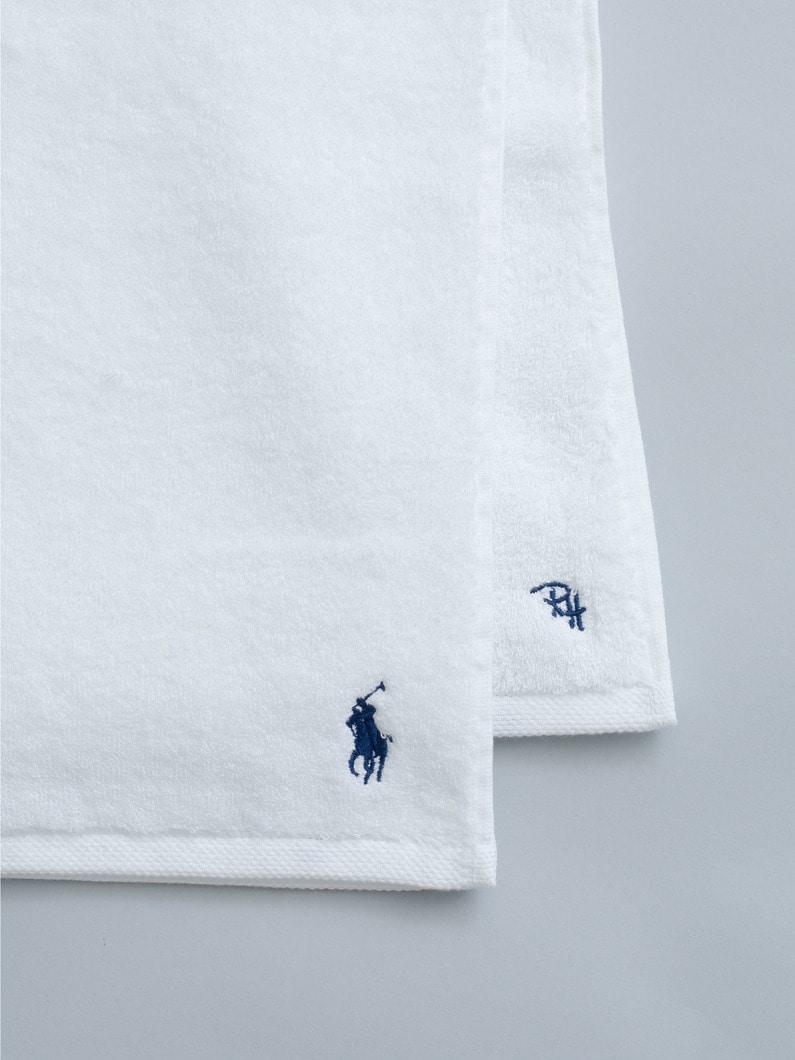 15th Anniversary Polo Player Hand Towel 詳細画像 white 1