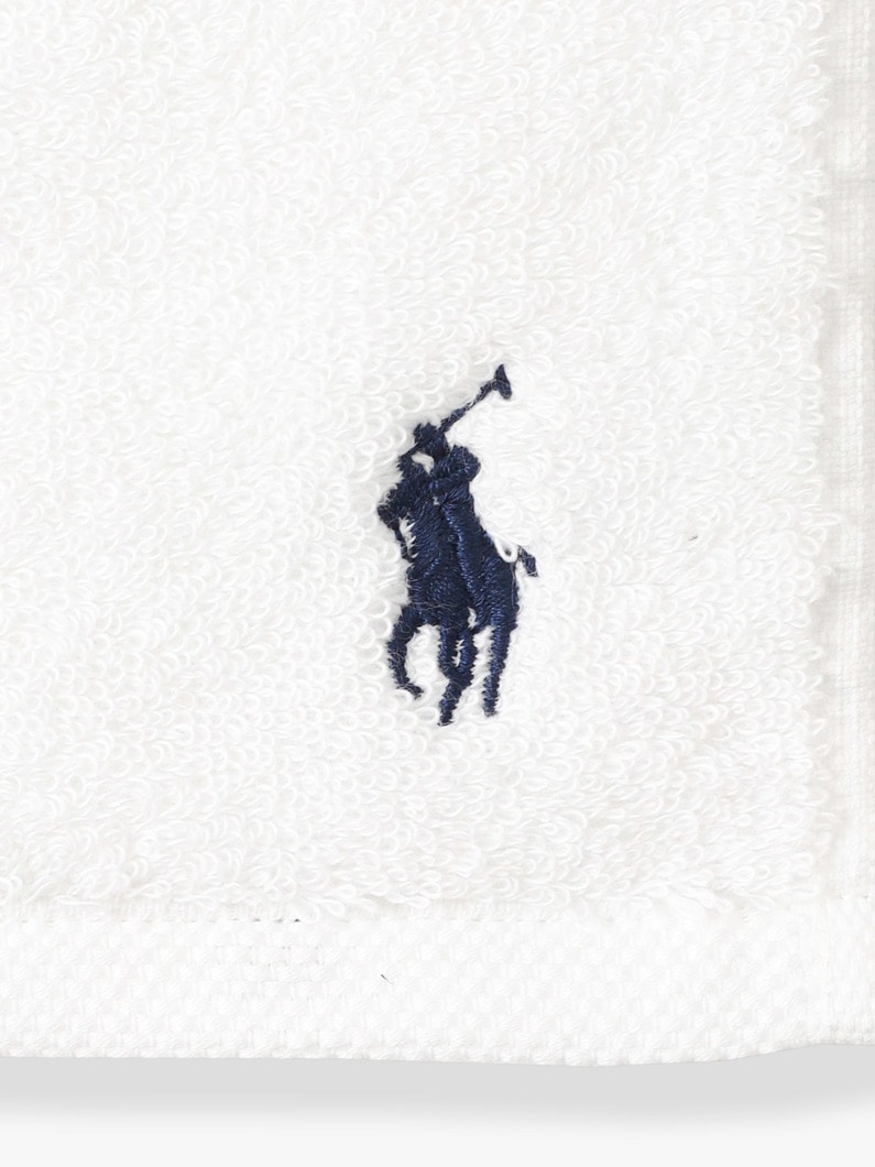 15th Anniversary Polo Player Bath Towel 詳細画像 white 2