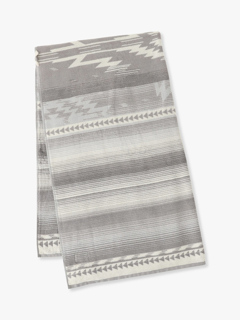 Towel Blanket（Saltillo Sunset Pattern） 詳細画像 gray 1