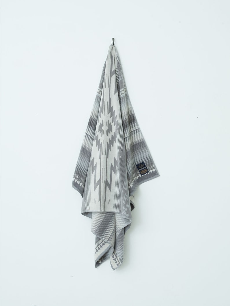 Towel Blanket（Saltillo Sunset Pattern） 詳細画像 gray 1