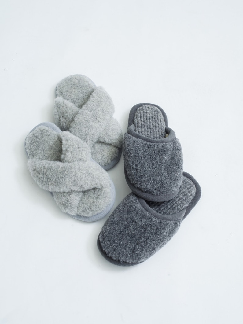 Melange Grey Slippers l スリッパ 詳細画像 light gray 7