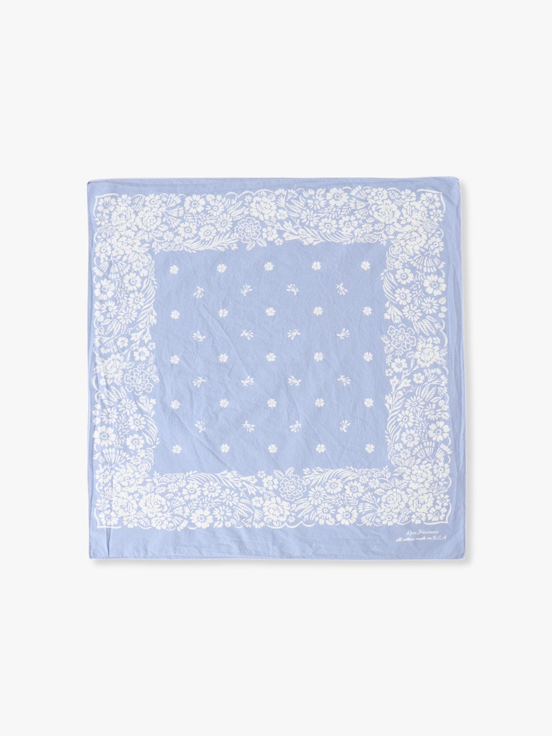 Flower Pattern Bandana 詳細画像 blue