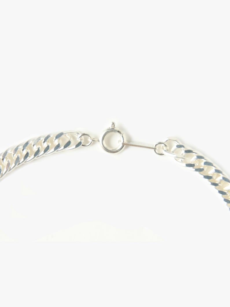 Double Flat Curb Chain Bracelet（Women） 詳細画像 silver 2