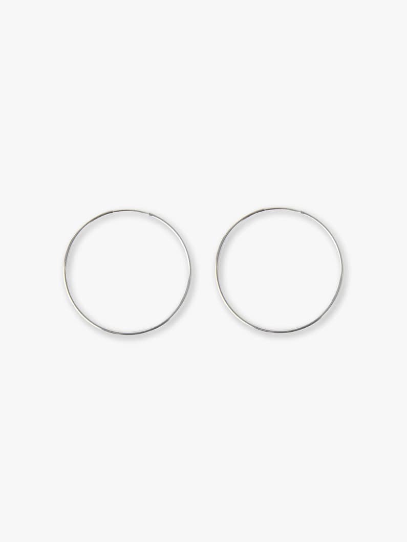 Hoop Pierced Earring（30mm） | ピアス 詳細画像 silver 1