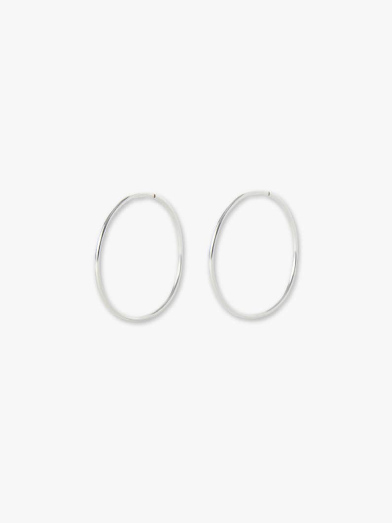 Hoop Pierced Earring（30mm） | ピアス 詳細画像 silver 1