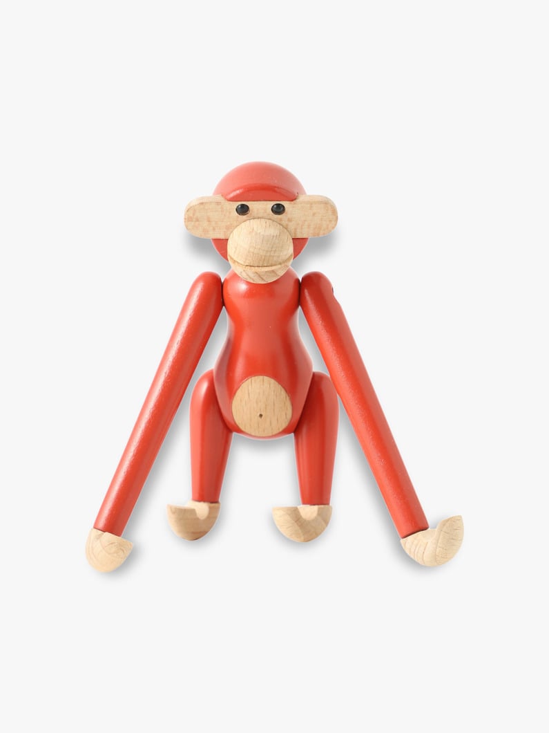 Wooden Coloured Monkey (Mini) | インテリア 詳細画像 red 1