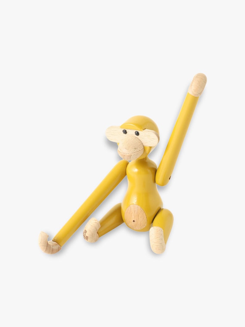 Wooden Coloured Monkey (Mini) | インテリア 詳細画像 yellow