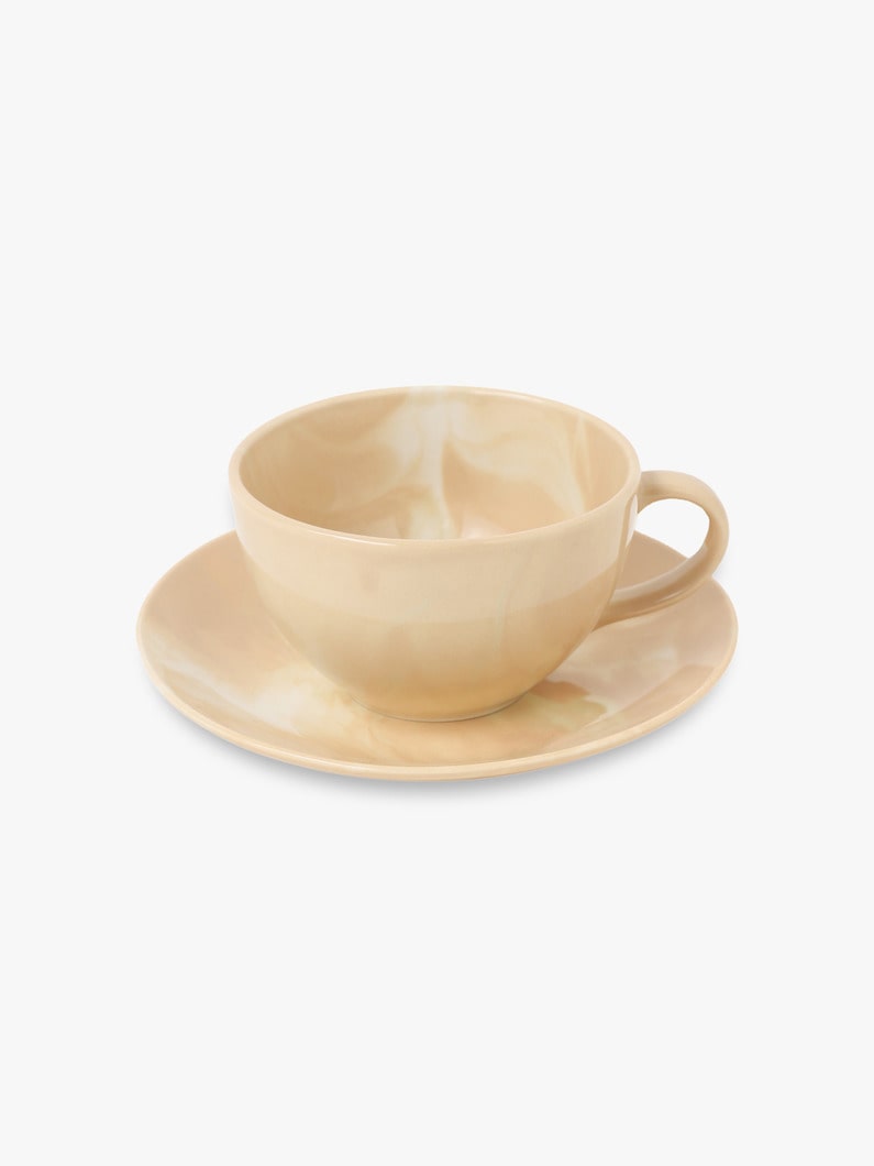 Marble Cup＆Saucer 詳細画像 beige 1