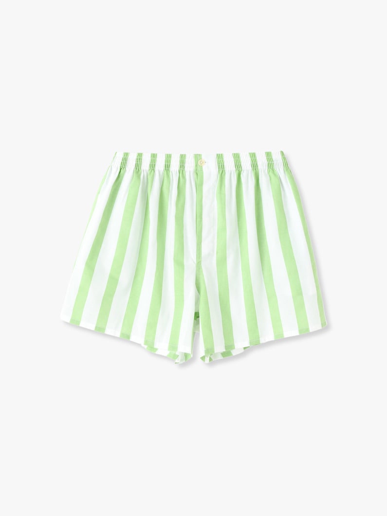 Pistachio Striped Shirt＆Shorts 詳細画像 green 5