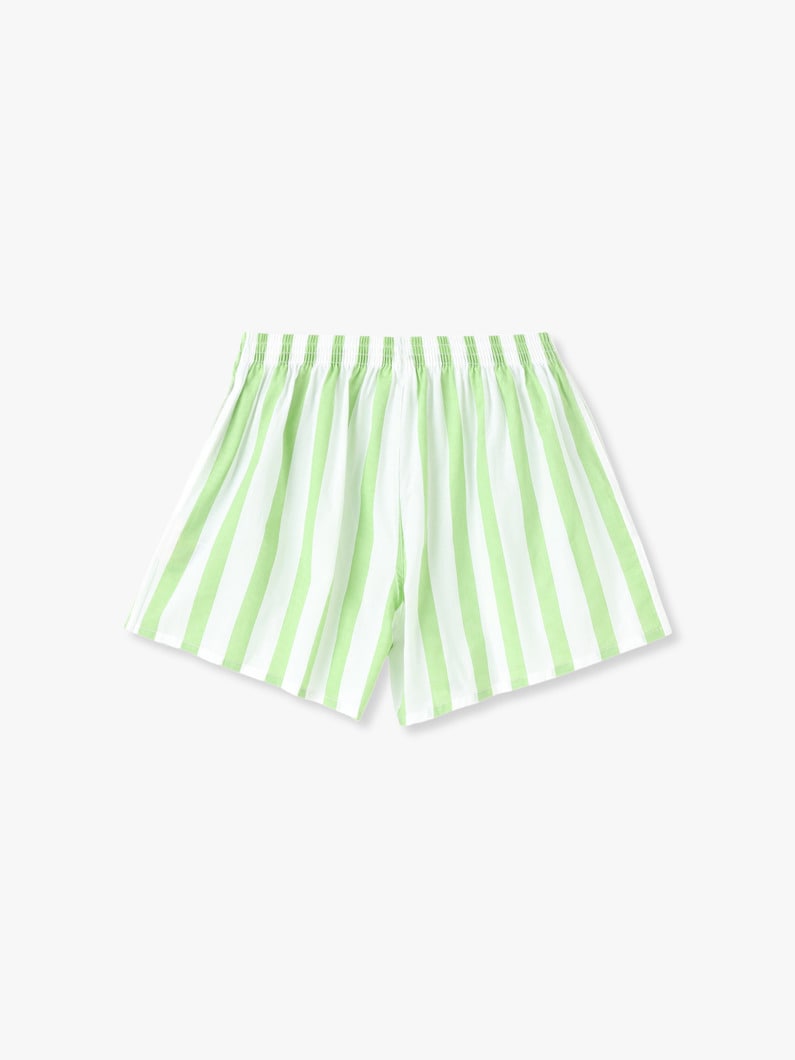 Pistachio Striped Shirt＆Shorts 詳細画像 green 6