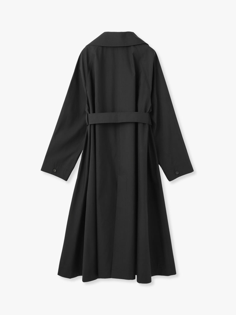 High Count Silk Cotton Coat (black) 詳細画像 black 1