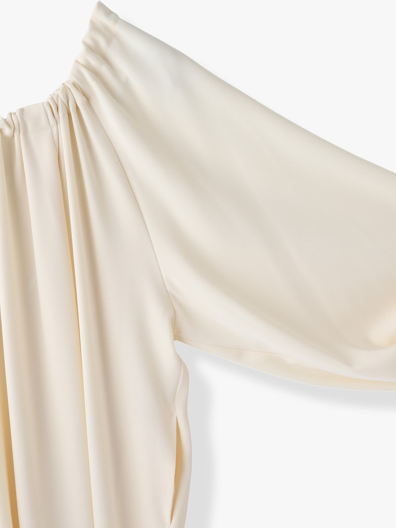 Recycle Polyester Sack Dress 詳細画像 cream 2