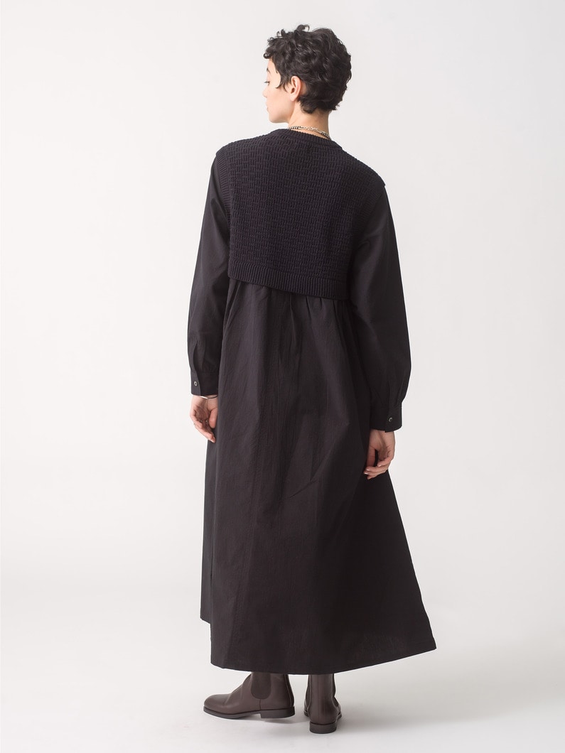 Knit Vest Layered Dress｜RHC(アールエイチシー)｜Ron Herman