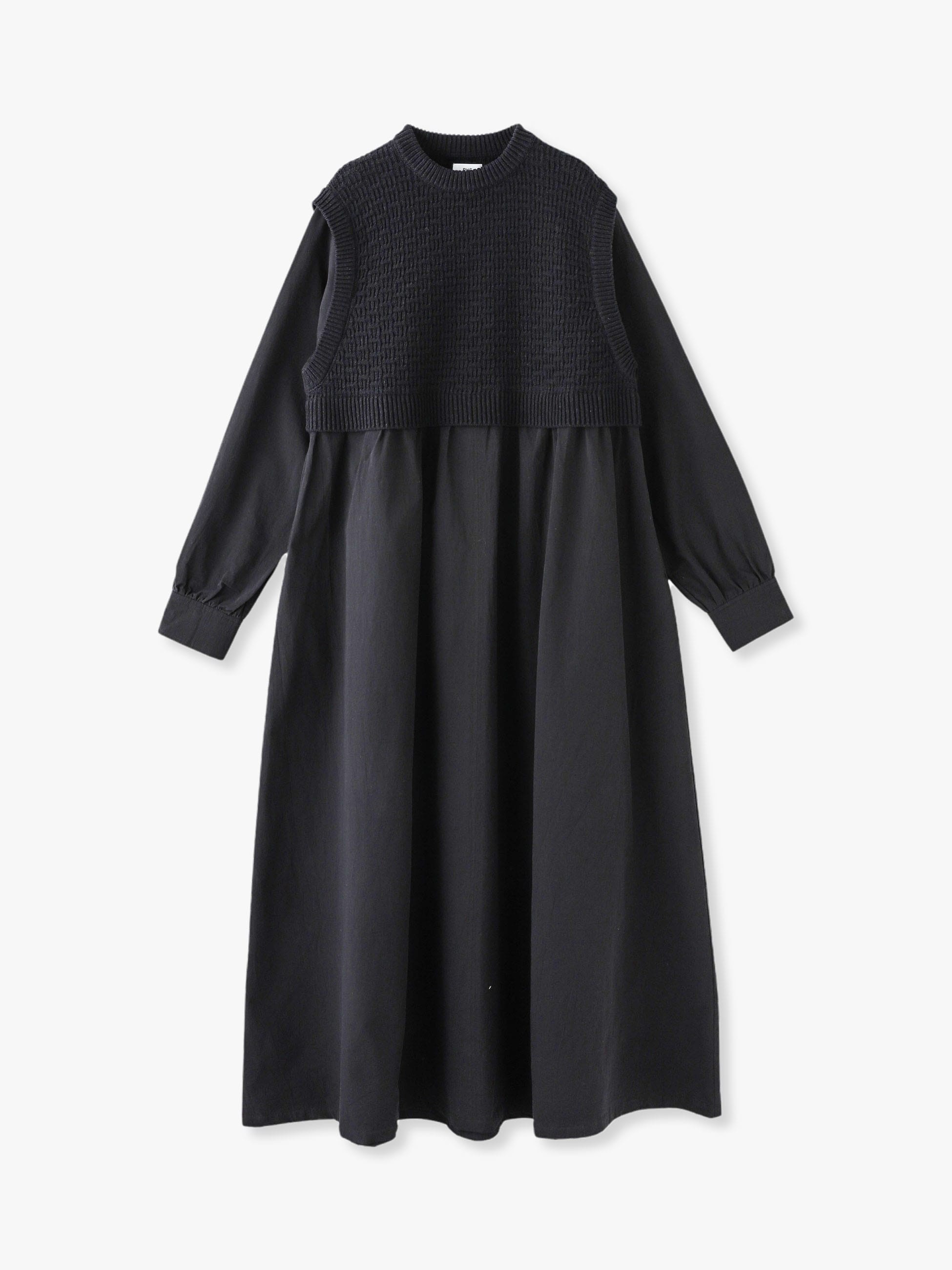 Knit Vest Layered Dress｜RHC(アールエイチシー)｜Ron Herman
