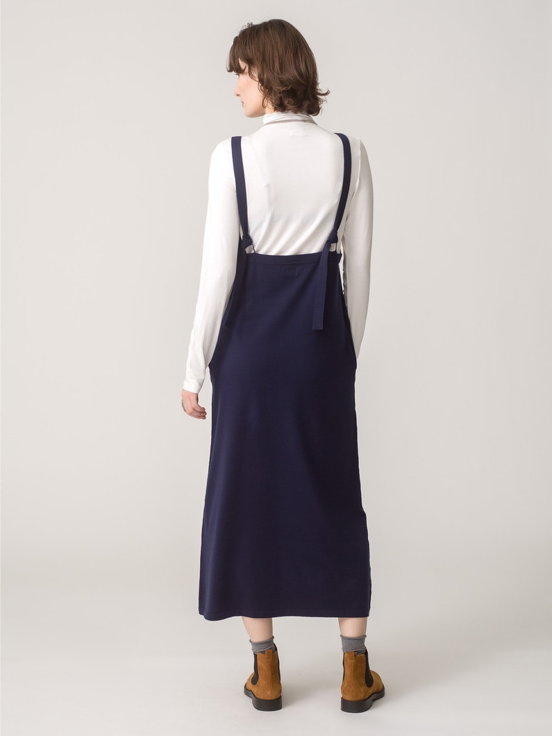 Apron Knit Dress 詳細画像 navy 3