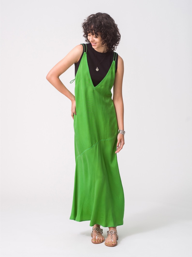 Garment Dye Dress 詳細画像 green 2