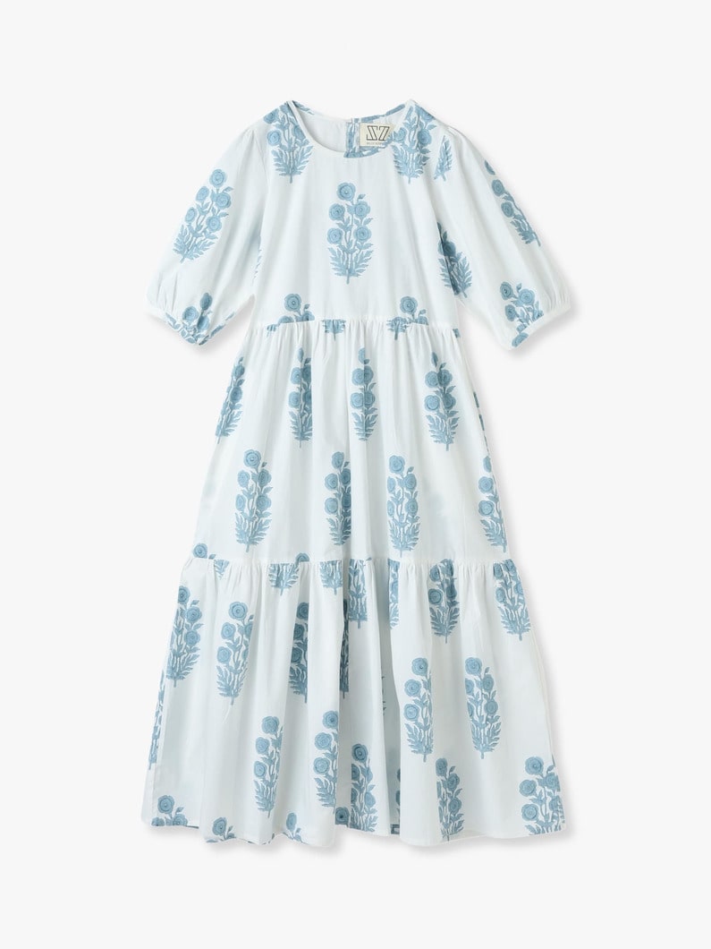 Poppy Stamp Gaia Dress 詳細画像 light blue 4