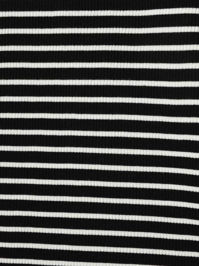 Striped Rib Dress 詳細画像 ivory 4