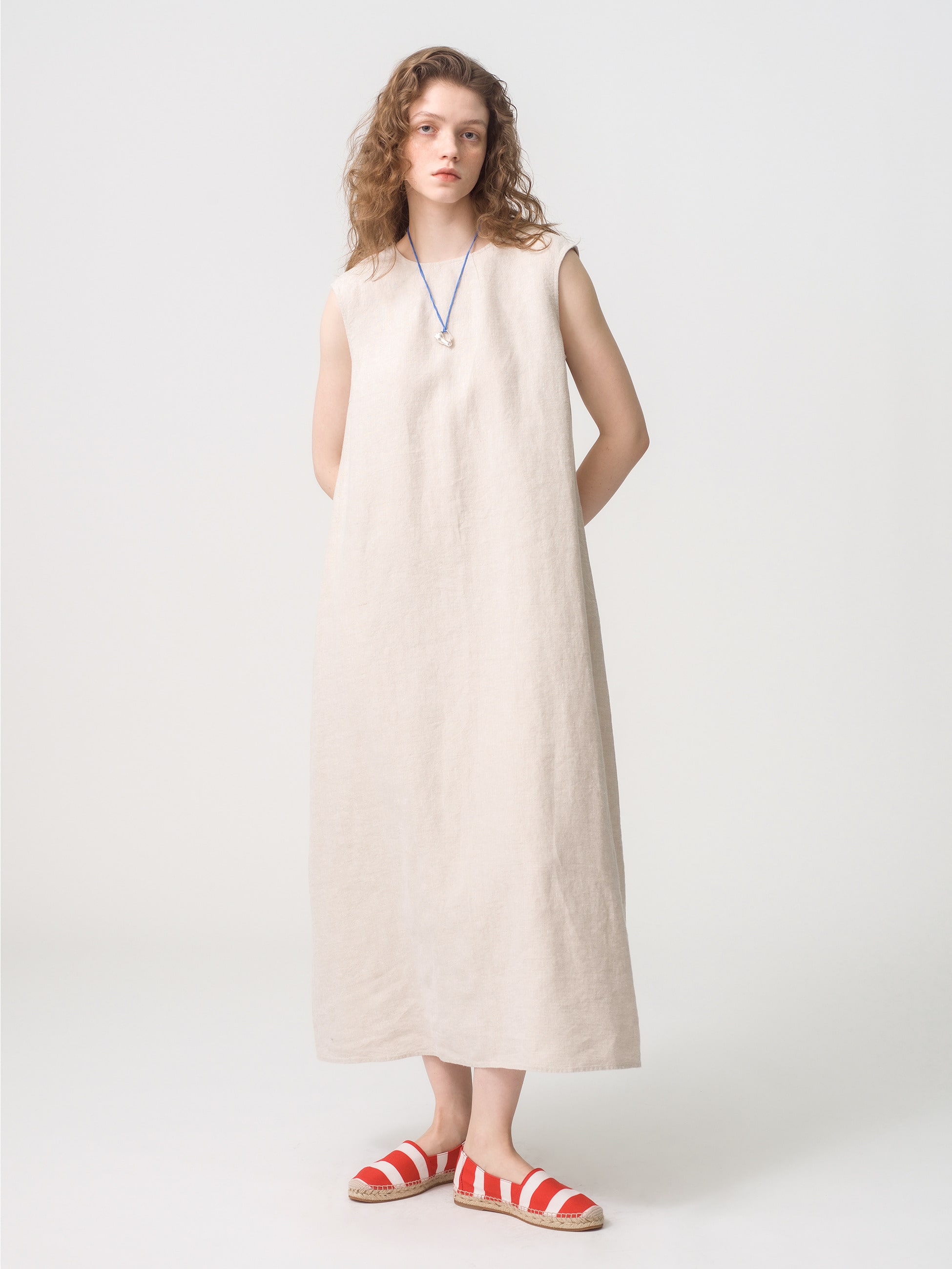 Linen Sleeveless Dress