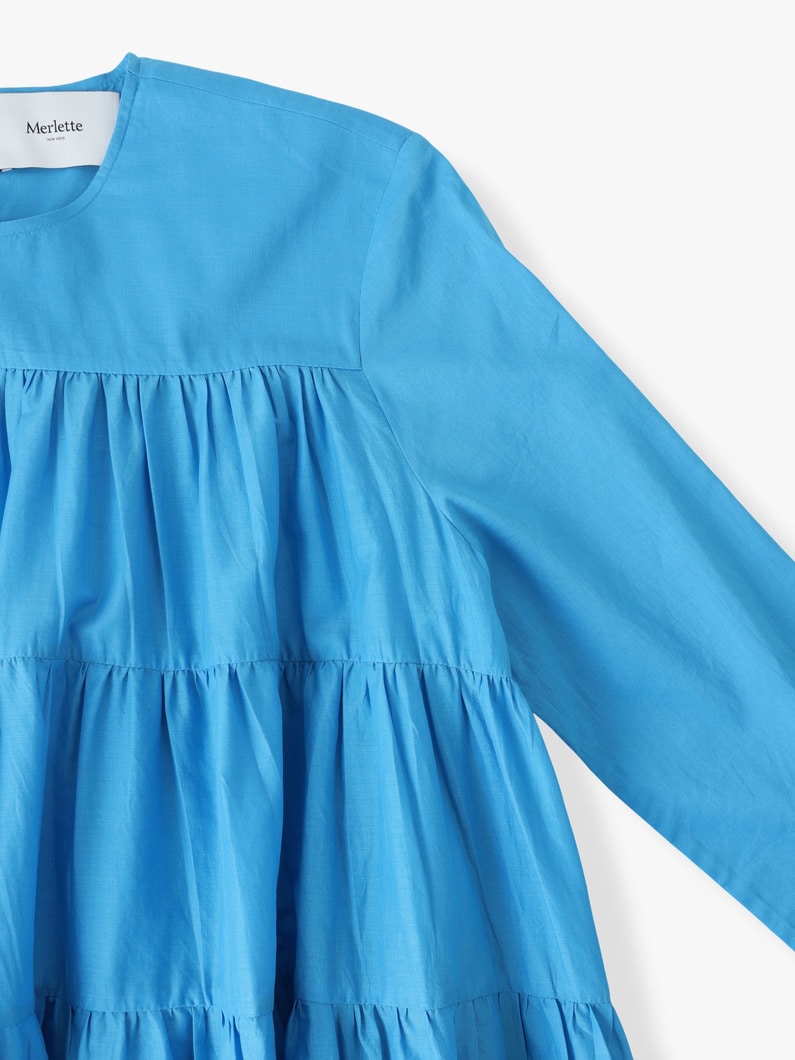 Soliman Dress (turquoise blue) 詳細画像 blue 2