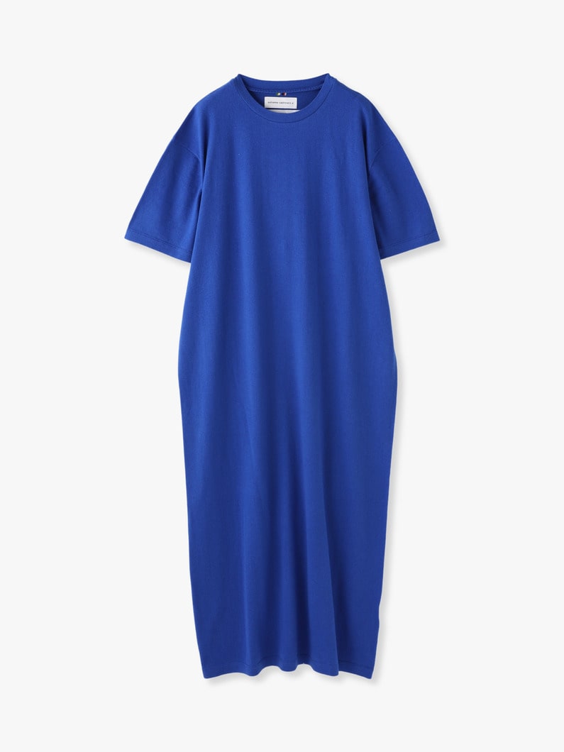 Kris Cotton Cashmere Dress 詳細画像 blue