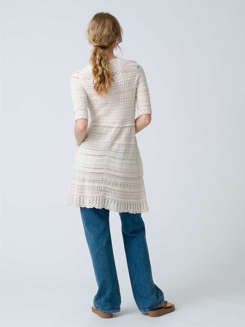 Jumi Crochet Mini Dress 詳細画像 ivory 2