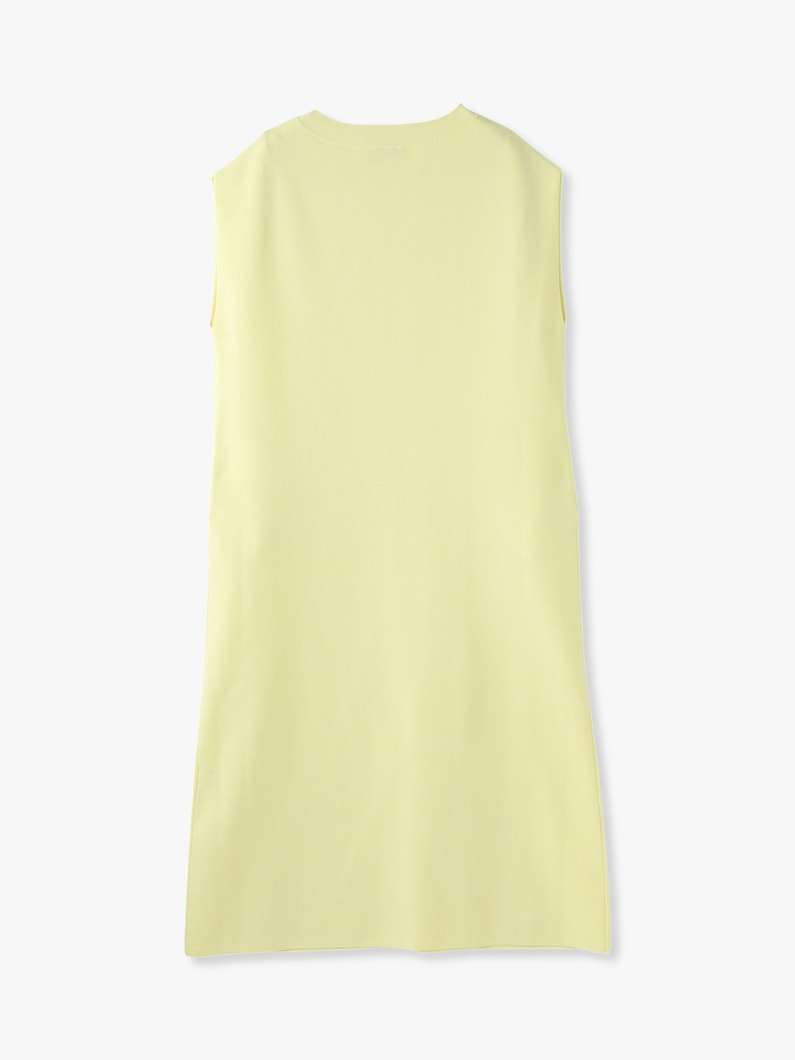 Cotton Silk Sleeveless Dress (light yellow) 詳細画像 light yellow 1