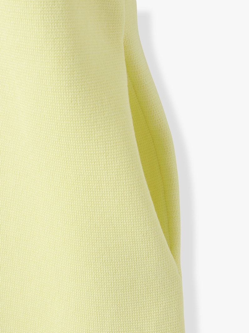Cotton Silk Sleeveless Dress (light yellow) 詳細画像 light yellow 3