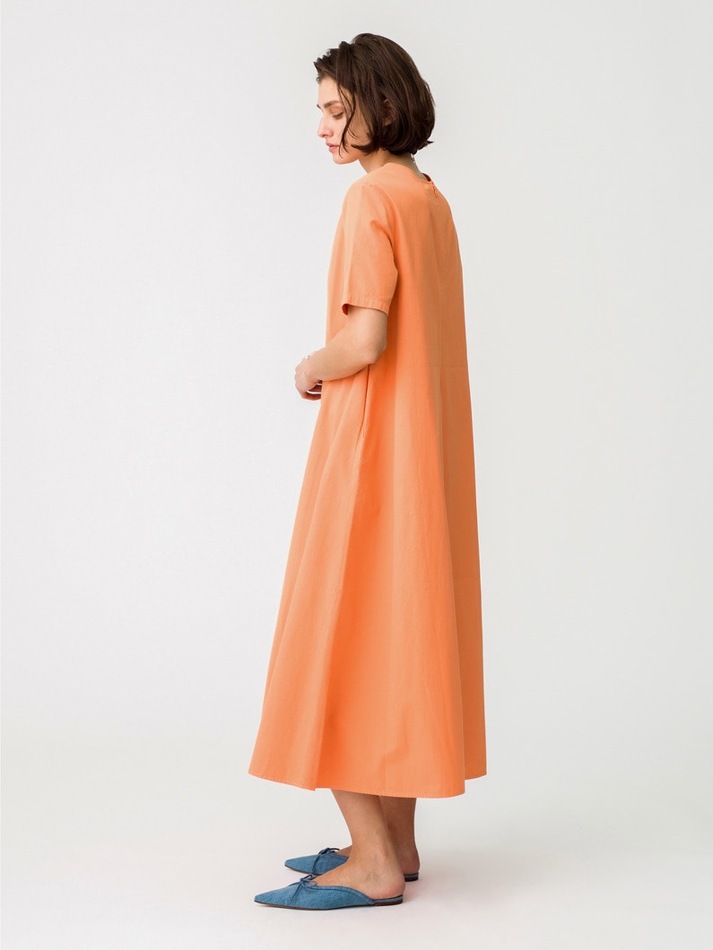 Flat Jacquard Dress 詳細画像 orange 2