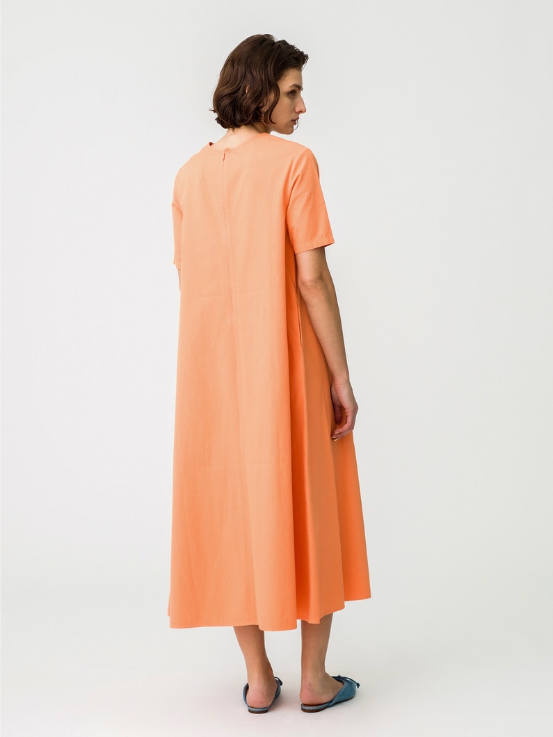 Flat Jacquard Dress 詳細画像 orange 3