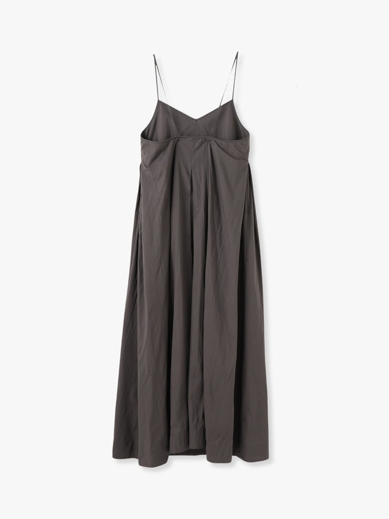 Wrinkles Cotton Camisole Dress 詳細画像 charcoal gray 1