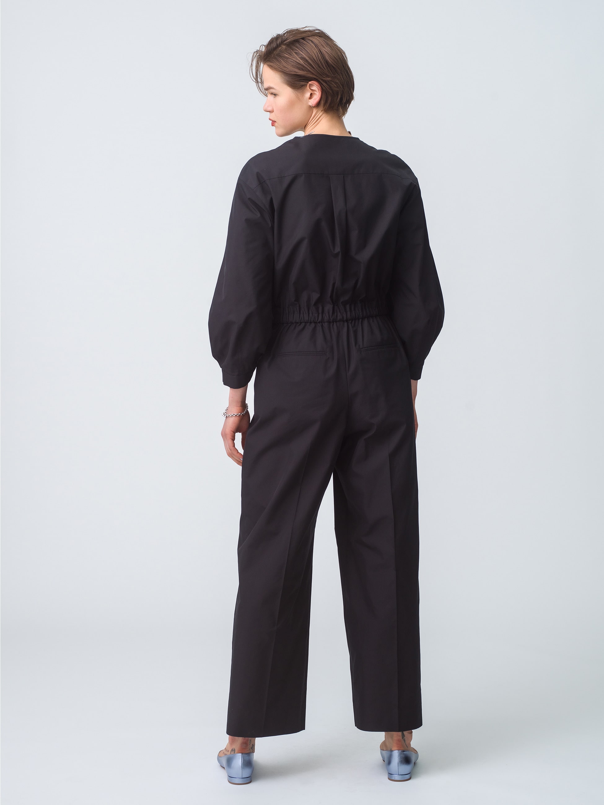 High Count Silk Cotton All in One (black)｜ebure(エブール)｜Ron Herman