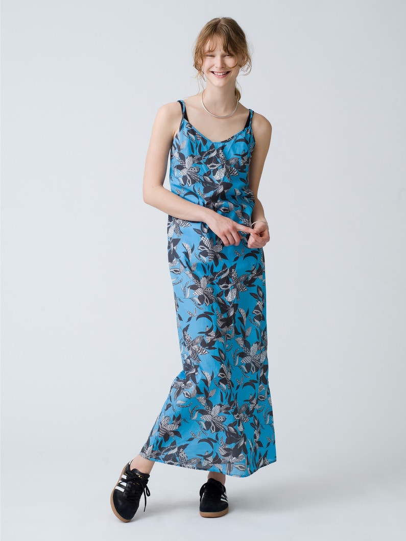 Printed Camisole Dress 詳細画像 blue 1