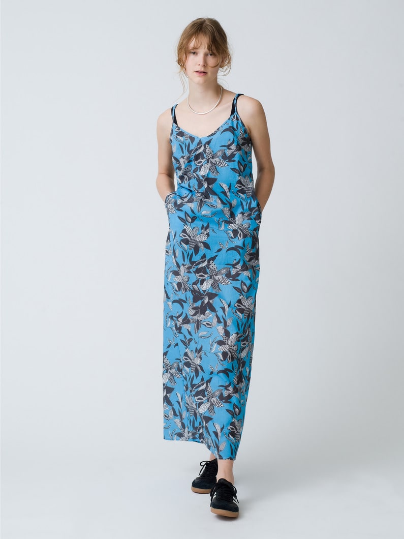 Printed Camisole Dress 詳細画像 blue 2