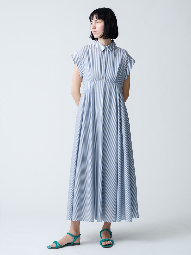 Light Cotton Silk Dress 詳細画像 blue 1