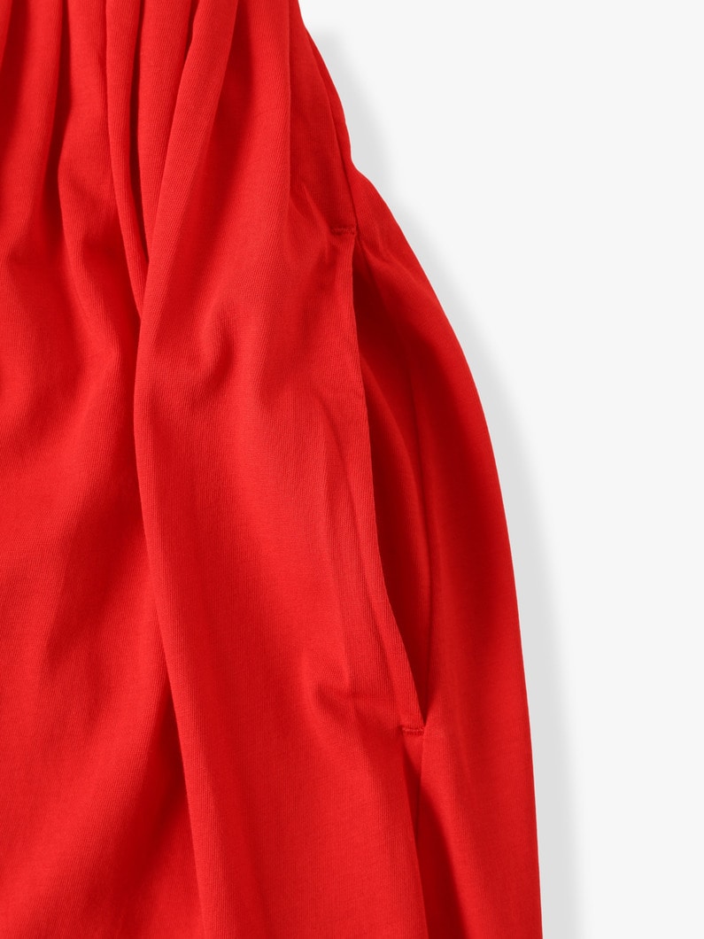 Shoulder Ribbon Dress (red/black) 詳細画像 red 3