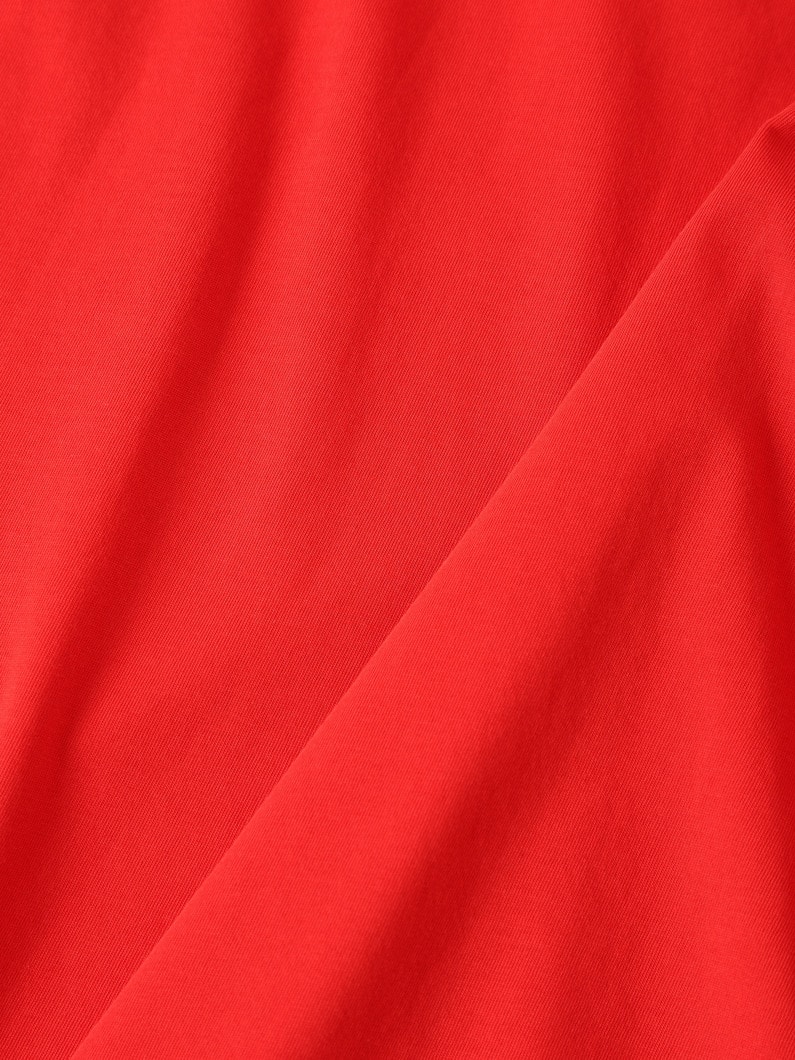 Shoulder Ribbon Dress (red/black) 詳細画像 black 4
